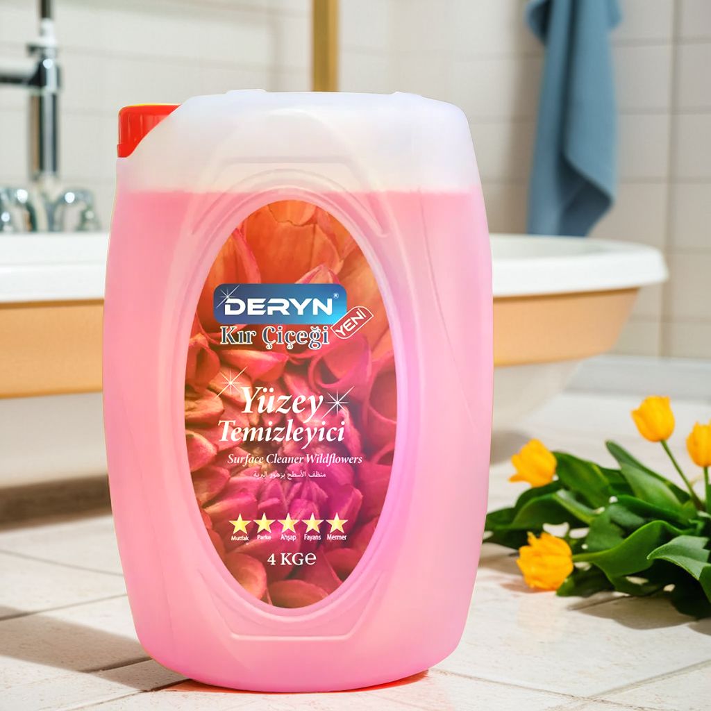 Bitkisel Özlü Kır Çiçeği Temizleyici - Deryn Kimya